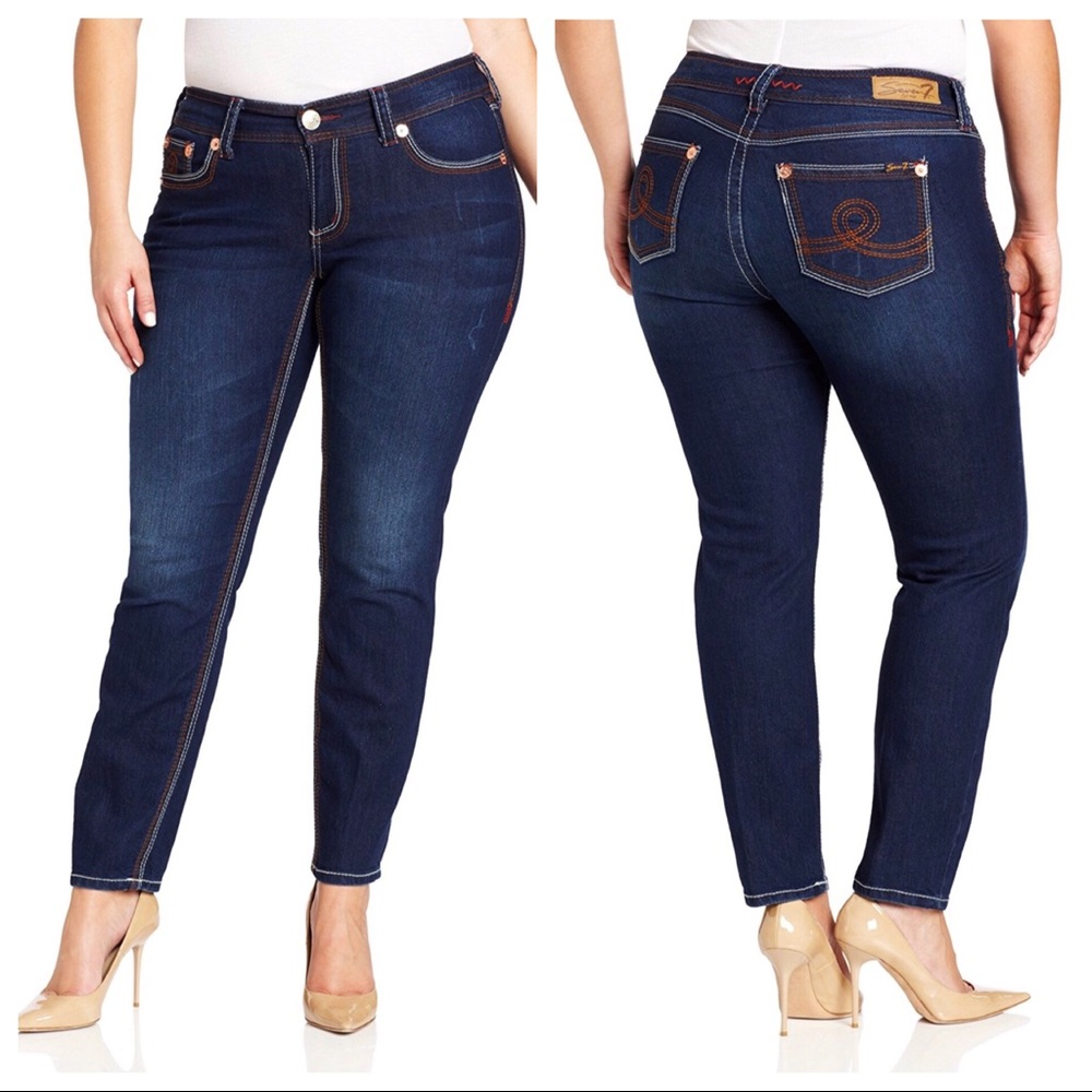 Seven7 skinny jeans plus size 24